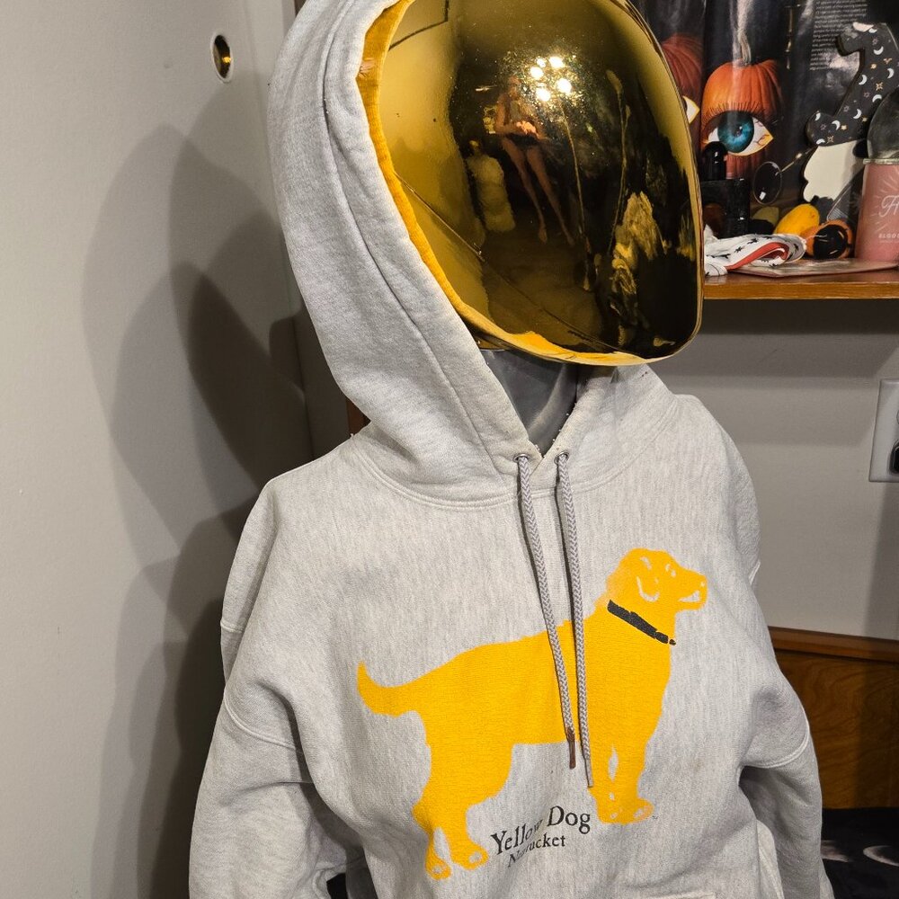 Yellow Dog Nantucket Gray Sweatshirt Size S/M Hoodie Cozy  Unisex - Picture 4 of 5